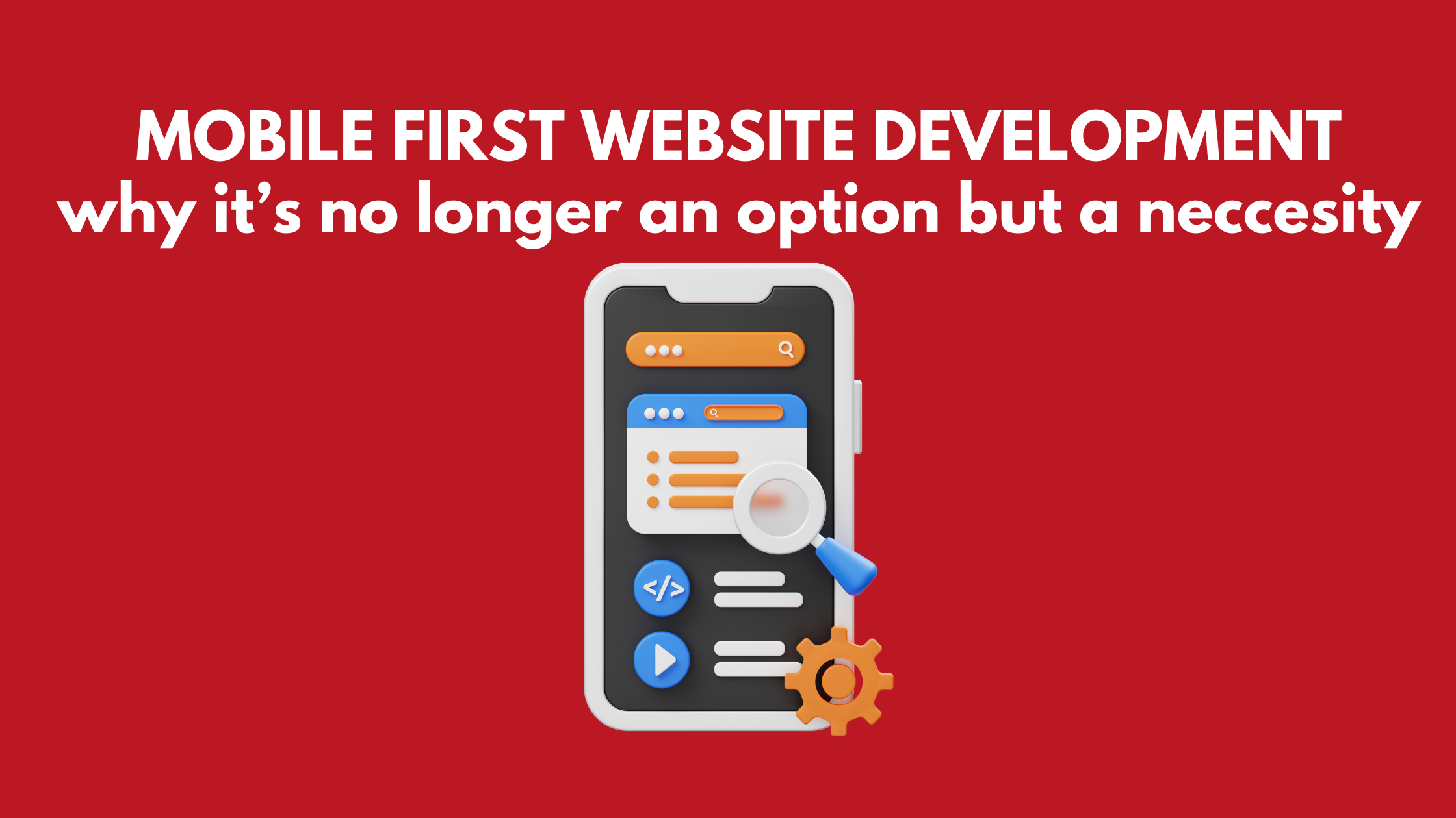 How to develop mobile first website development 